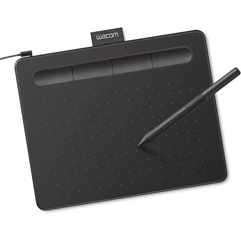 Wacom Intuos Small Graphics Drawing Tablet Black - 4 ExpressKeys CTL4100